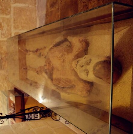 Patri Krispin, the mummified corp at Capuchin's Floriana