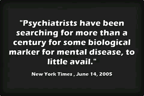 Psychiatrists still searching for some biological marker for mental diseases