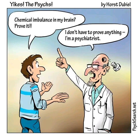 Psychiatrists since ever fake: aren't able to prove anything