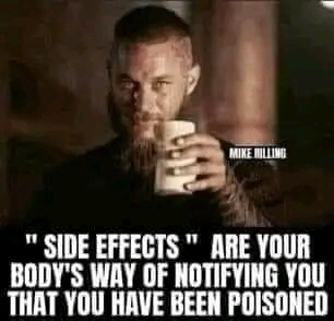 Side effects an indication you have been poisoned