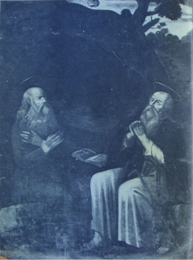 Main altar piece of the church of St. Paul the Hermit