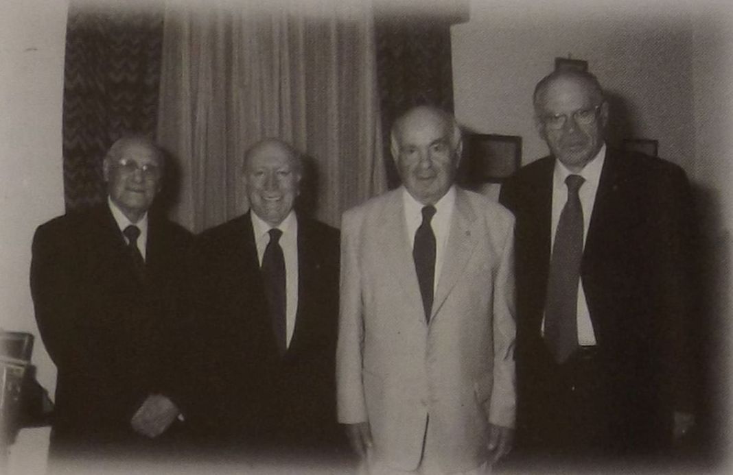 Il-Konslu Vassallo mat-tliet eks-Presidenti ta' Malta