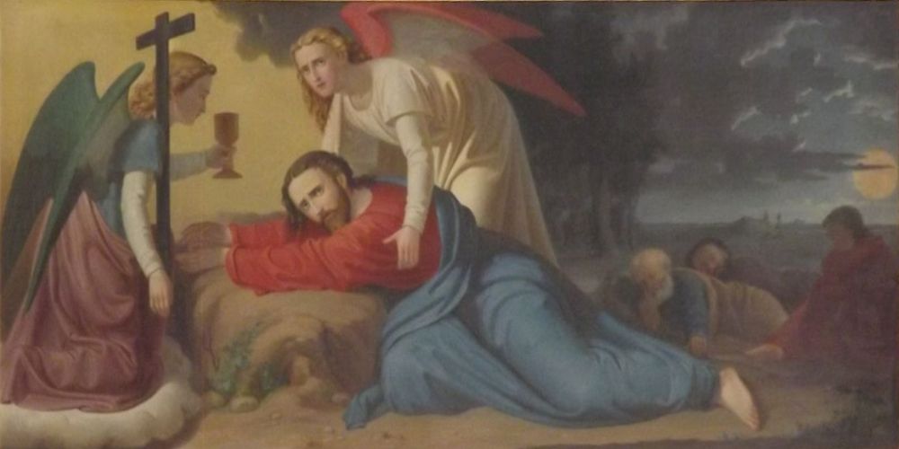 L-agunija ta’ Gesu fl-Ort tal-Getsemani, Rotunda Mosta, Guzeppi Bonnici