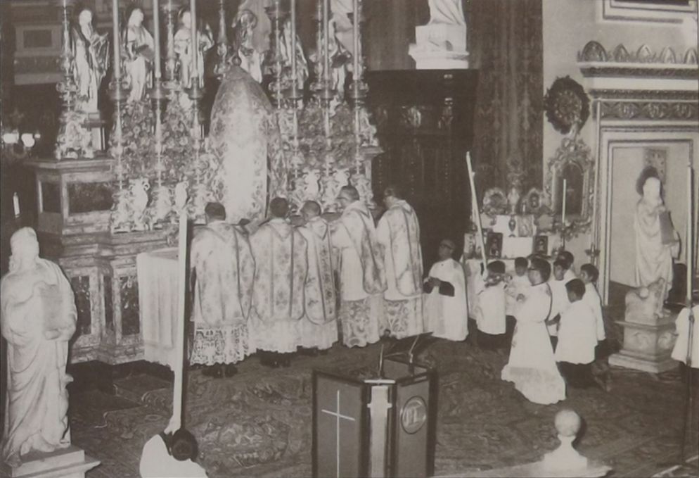 Dun Karm Mifsud, Dun Salv Magro, Dun Salv Zammit u Dun Pawl Buhagiar fl-okkazjoni tal-25 sena mill-Ordinazzjoni Sacerdotali taghhom