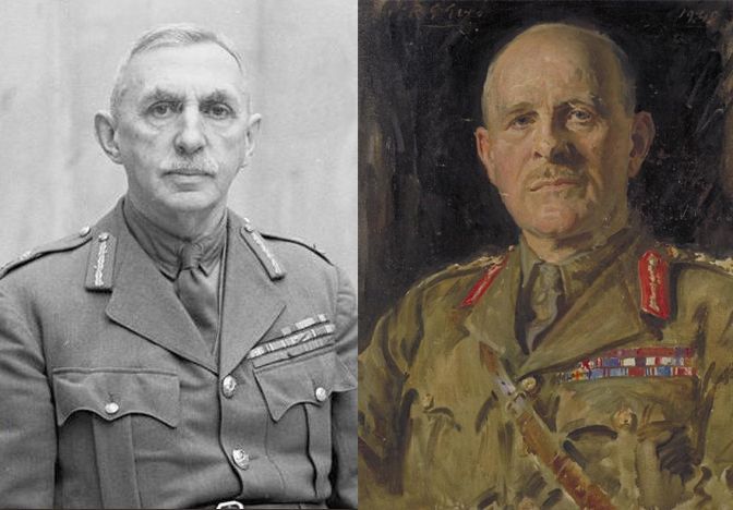 Il-Gvernaturi William Dobbie u Lord Gort