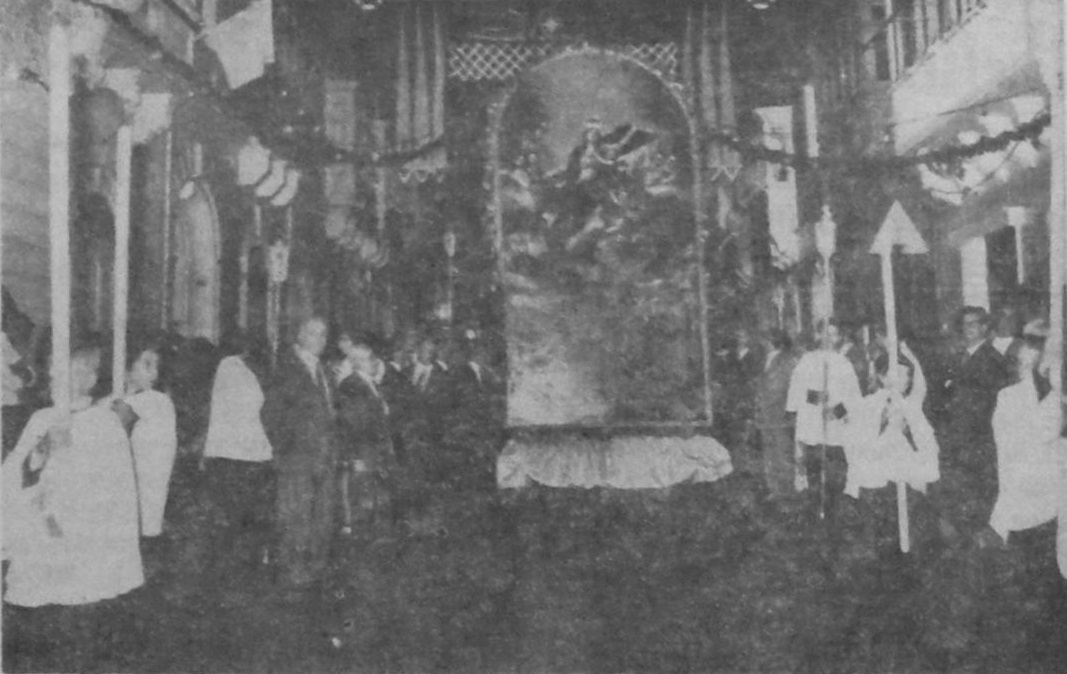 Il-Kwadru ta' l-Assunta wara l-Inkurunazzjoni gie mdawwar mat-Triqat tal-Mosta